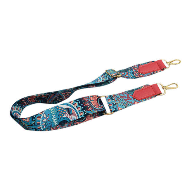 Load image into Gallery viewer, Women Lady Colorful Cotton Boho Chain Rivet Strap Belt for Shoulder Bag Replacement Crossbody Strap Women Bags Accessories #6M