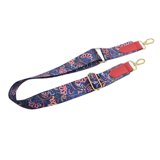 Load image into Gallery viewer, Women Lady Colorful Cotton Boho Chain Rivet Strap Belt for Shoulder Bag Replacement Crossbody Strap Women Bags Accessories #6M