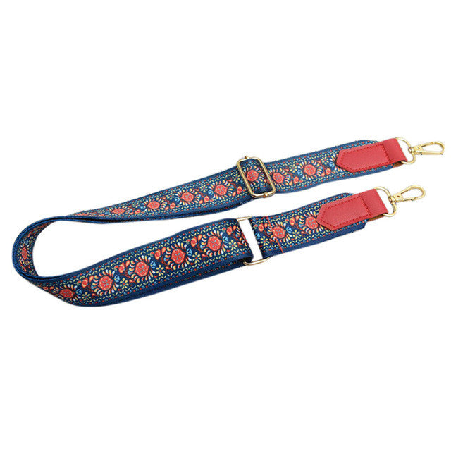 Load image into Gallery viewer, Women Lady Colorful Cotton Boho Chain Rivet Strap Belt for Shoulder Bag Replacement Crossbody Strap Women Bags Accessories #6M