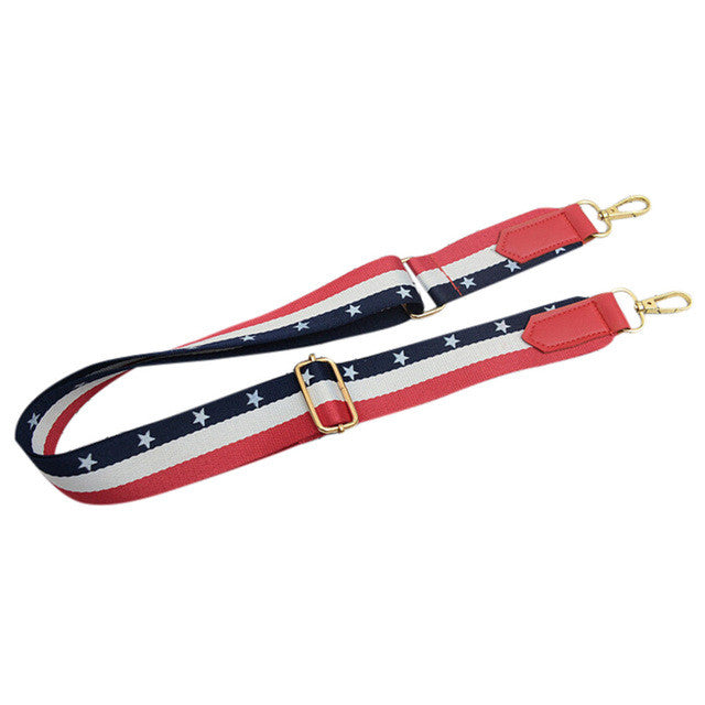 Load image into Gallery viewer, Women Lady Colorful Cotton Boho Chain Rivet Strap Belt for Shoulder Bag Replacement Crossbody Strap Women Bags Accessories #6M