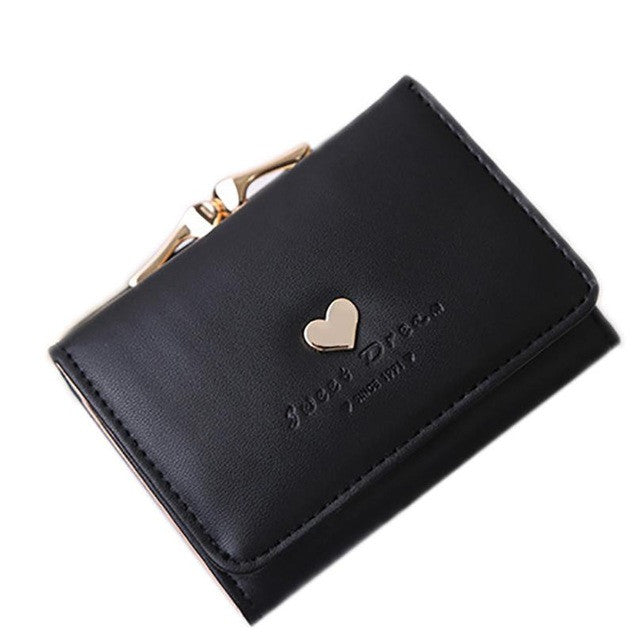 Load image into Gallery viewer, 2016 Women Wallets Lady Leather Clutch Short Wallet Card Holder Purse Bag Wallets carteras mujer Ladies Purse sacoche homme #25