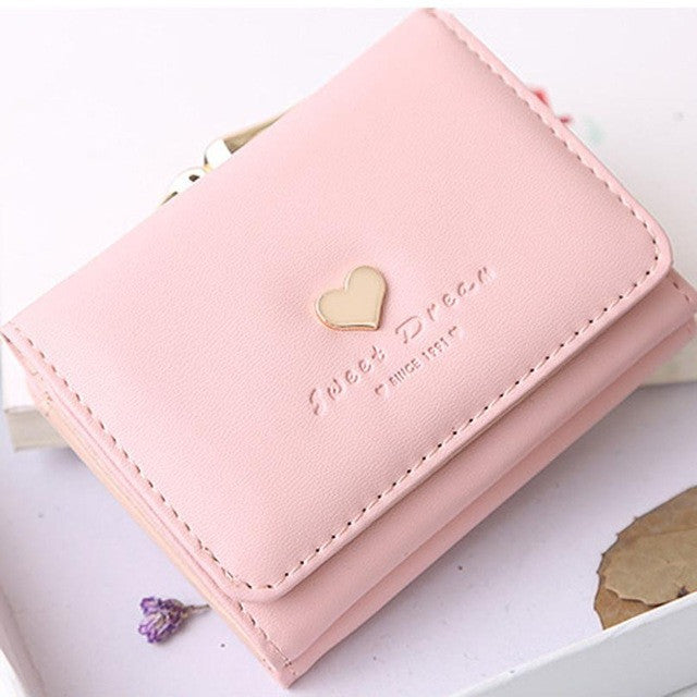 Load image into Gallery viewer, 2016 Women Wallets Lady Leather Clutch Short Wallet Card Holder Purse Bag Wallets carteras mujer Ladies Purse sacoche homme #25