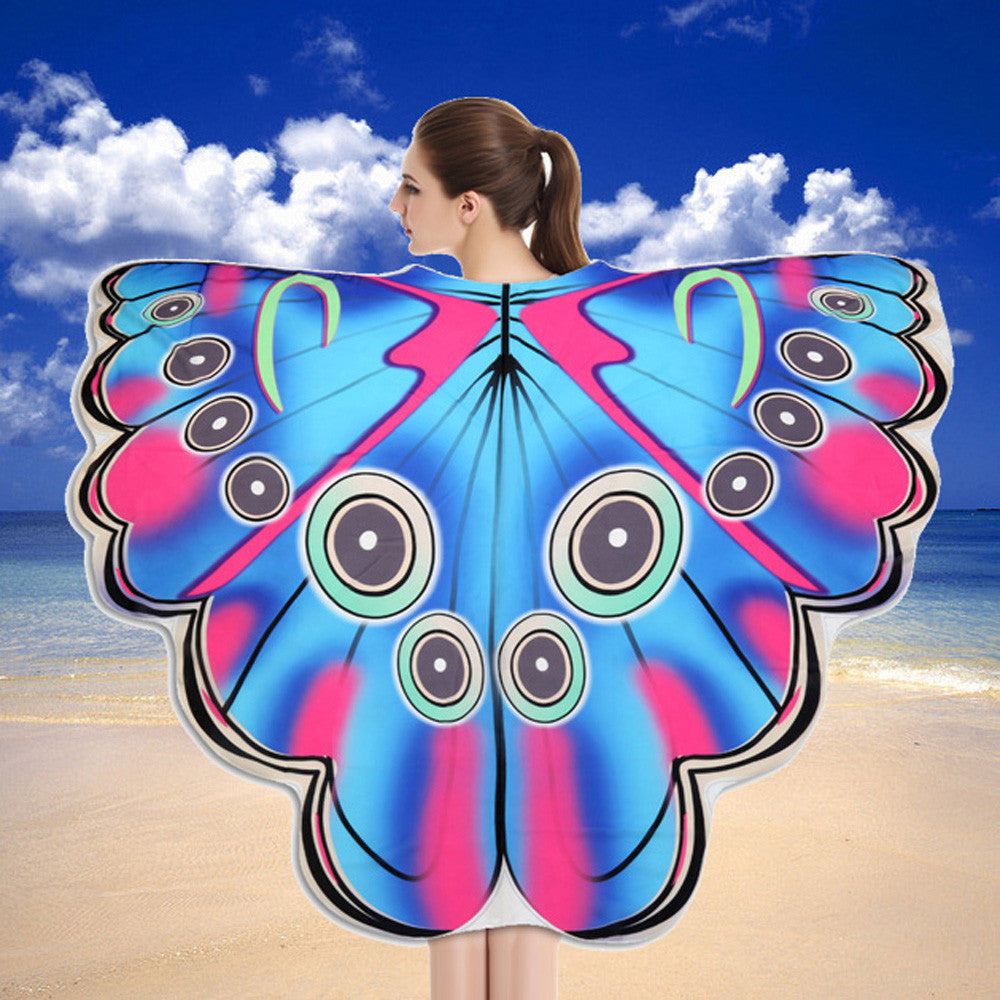 Load image into Gallery viewer, Soft Fabric Butterfly Wings Shawl Fairy Ladies Nymph Pixie Costume Accessory