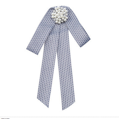 Load image into Gallery viewer, Ladies Bow Brooch Rhinestone Pin Diamond Necktie Garment Accessories