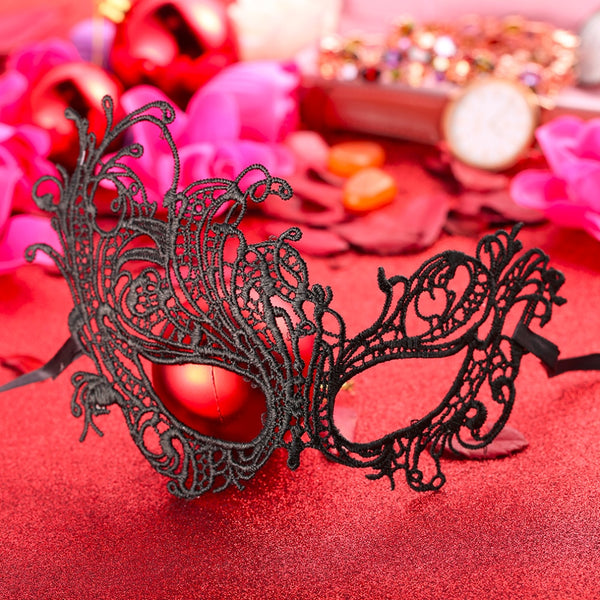 2017 Black Birds Style Sexy Girls Ladies Women Lace Party Face Makeup Mask New Party Halloween Party Dress Costume Accessory