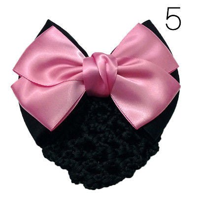 Load image into Gallery viewer, 1 Pcs Stylish Solid Color Satin Bow Beret Lady Hair Clip Cover Bow Bun Wicked Women Hair Accessories