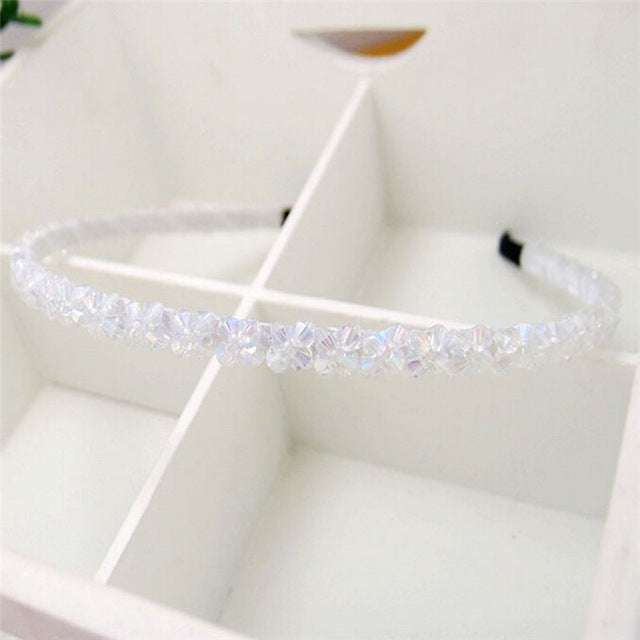 Load image into Gallery viewer, 1PC Fashion Crystal Metal Headband Braiders Headwear Hairband Hair Band Accessories for Women Girl Lady